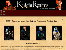 Tablet Screenshot of knightrealms.com